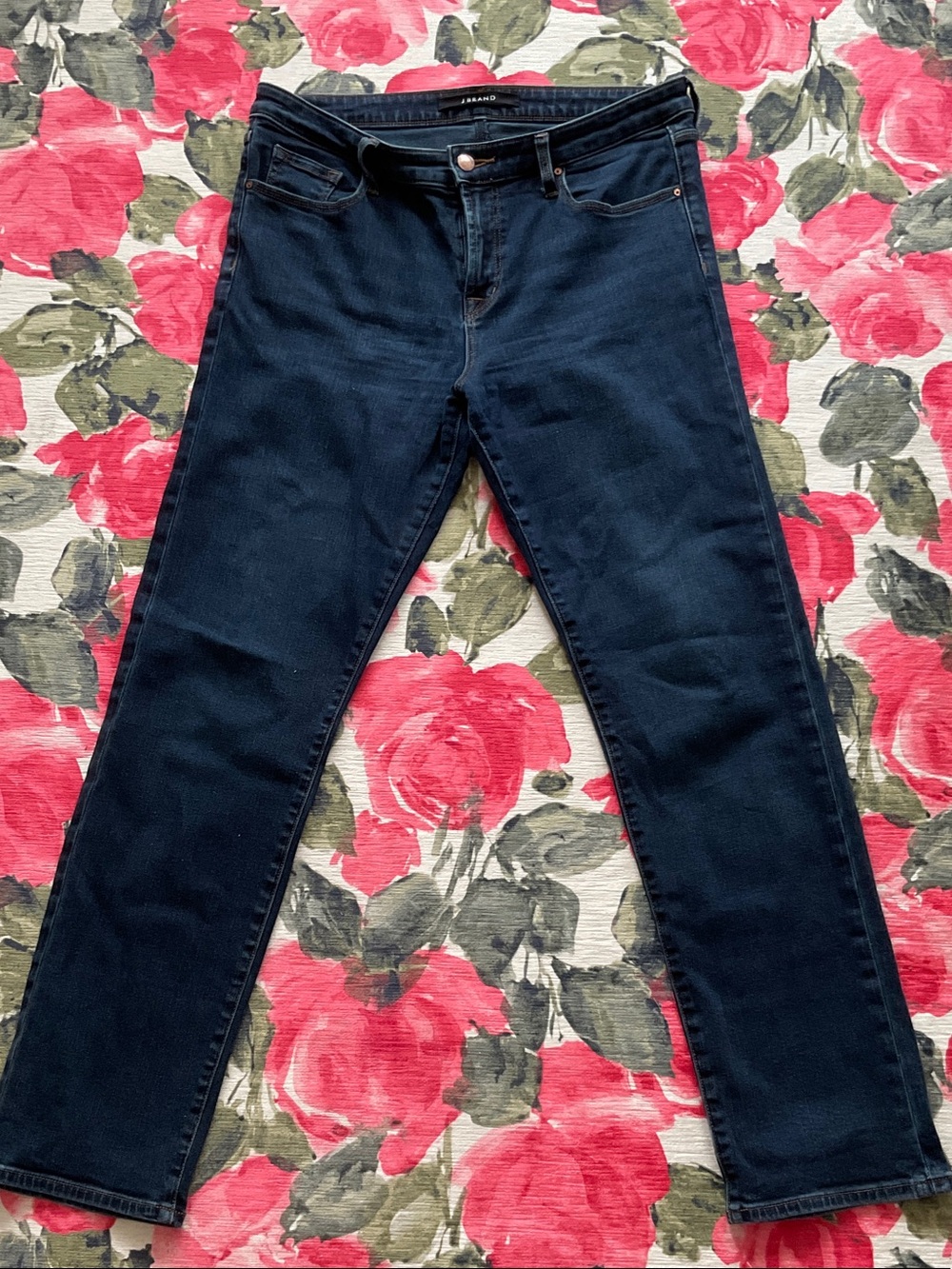 J Brand Dark Wash Women's Straight Leg Jeans
